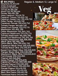 Big Pizza menu 3