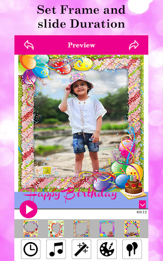 Happy Birthday Video With Slide Show Maker