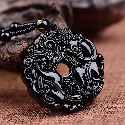 Title 3, Good Luck Comes Green Necklace Pendant for Men ...