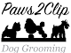 Paws2Clip Dog Grooming logo