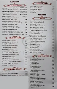 Zaffron Restaurant menu 2