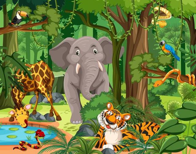 Ilustrasi Hewan dalam Cerita Dongeng Pendek. Foto: Freepik