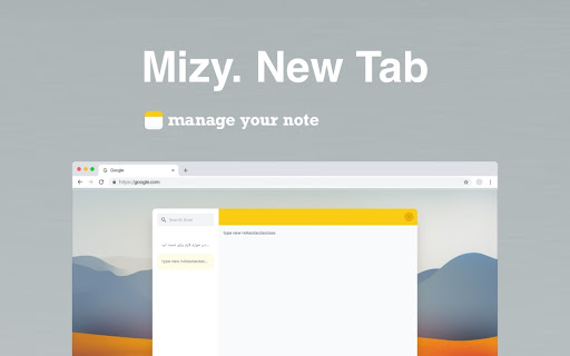 Mizy - New Tab With chatGPT