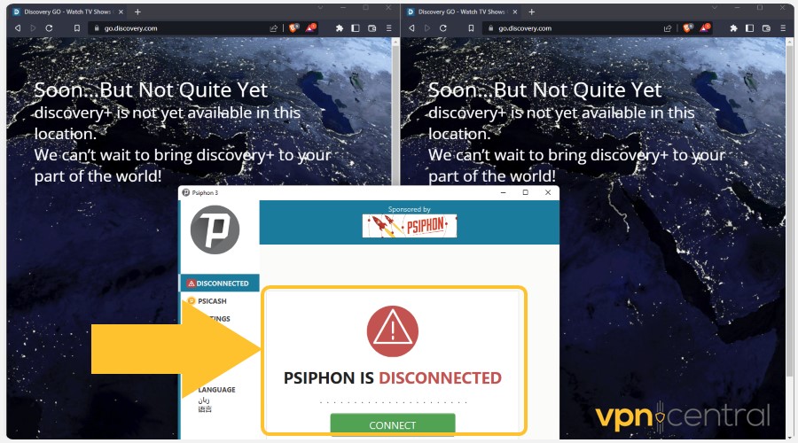 psiphon disconnected website blocked