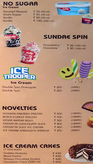 Vadilal Scoop Shop menu 4