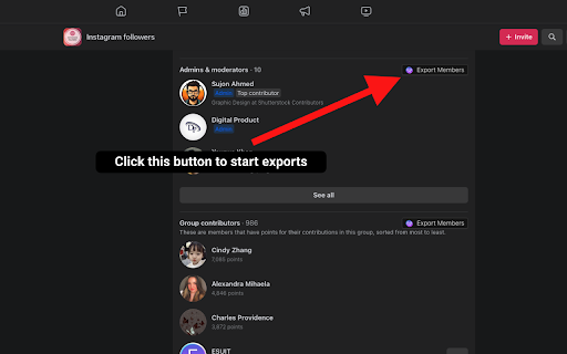ESUIT | Group Members Extractor for Facebook™