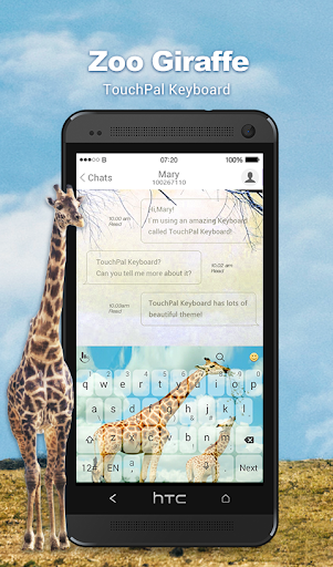 TouchPal Zoo Giraffe Theme