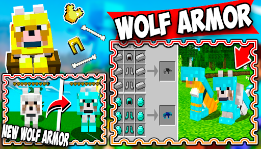 Screenshot Wolf Armor Mod for Minecraft