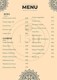 15D Cafe & Restaurant menu 2