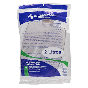 Bolsa De Agua Inverfarma Caliente/Fria Pvc 2 Litros x 1 und  