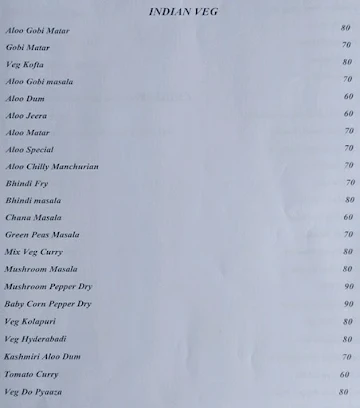 Delhi Mess & Paratha Centre menu 