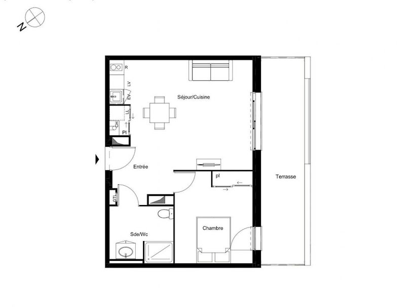 Vente appartement 2 pièces 47 m² à Toulouse (31000), 222 000 €