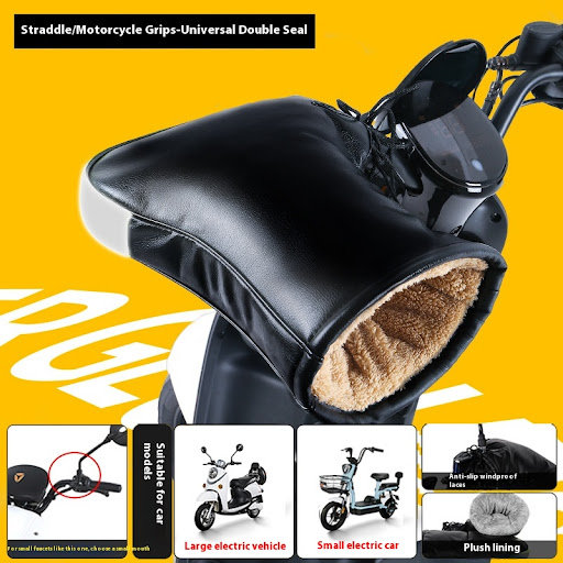 Title 7, Puños de manillar para moto eléctrica Guantes t...