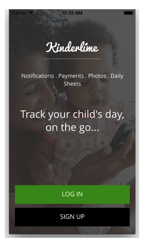 Android application Kinderlime Parent screenshort