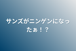 サンズがニンゲンになったぁ！？