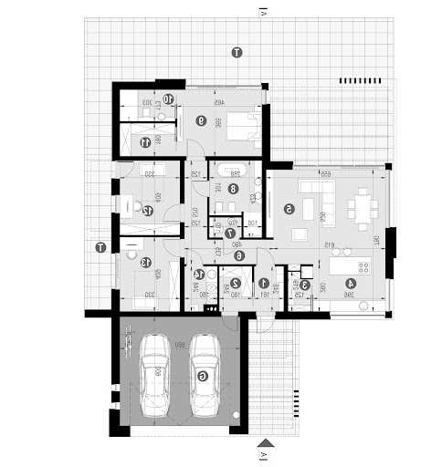 New House 723 - Rzut parteru