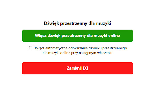 Dźwięk przestrzenny dla muzyki