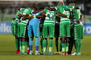 Players of Bloemfontein Celtic during the Telkom Knockout Final match between Bloemfontein Celtic and Bidvest Wits at Princess Magogo Stadium on December 02, 2017 in Durban, South Africa. 