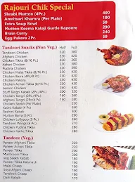 Rajouri's Chick Shop menu 5