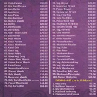 Sri Balaji Hotel menu 2