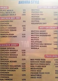 Hotel Amrapali menu 2