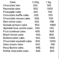 Cake Basket menu 2