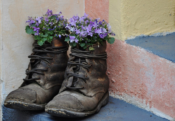 Scarpe primaverili di perseutoni