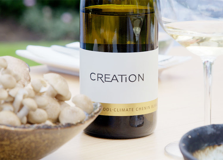 One of the wines from Creation Wine Estate.