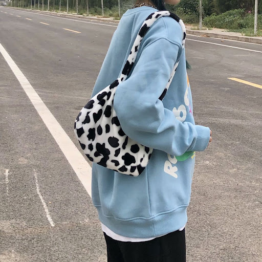 Title 5, Cute Girl Heart Student Single Shoulder Bag Ret...