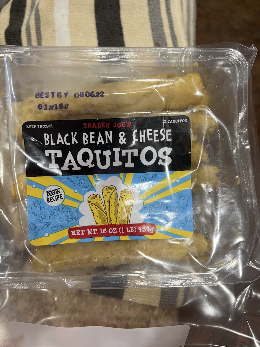 Trader Joe’s Black Bean & Cheese Taquitos