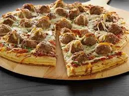 14" Fat Cat Meatball Pizzas