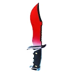 Paper prop knife