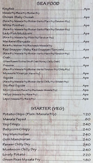 Hotel Maratha Family Restaurant & Bar menu 1