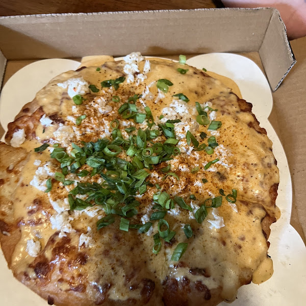 Gf Crab pizza