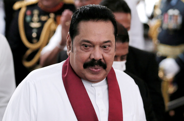 Sri Lanka's prime minister Mahinda Rajapaksa has resigned. File hoto: REUTERS/DINUKA LIYANAWATTE