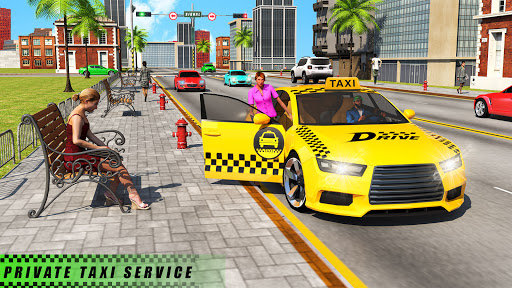 Screenshot USA Taxi Car Driving: Car Game