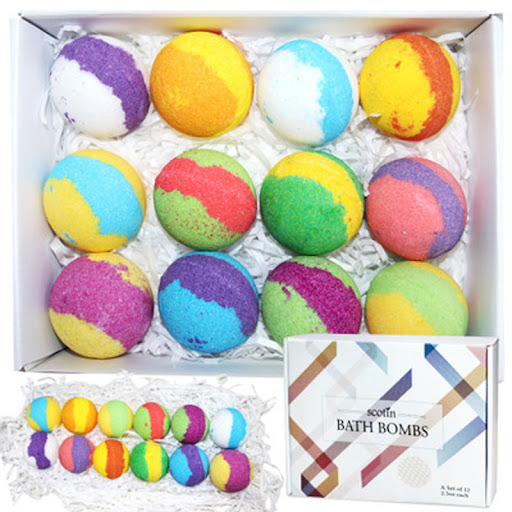 Title 5, Bath Bombs Ball Explosion Salt Ball Gift Box. E...