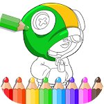 Cover Image of Unduh 🌵 Brawl Bs Coloring Book - BS Stars Color Pages 1 APK