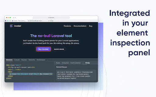 Integrated your element inspection panel 