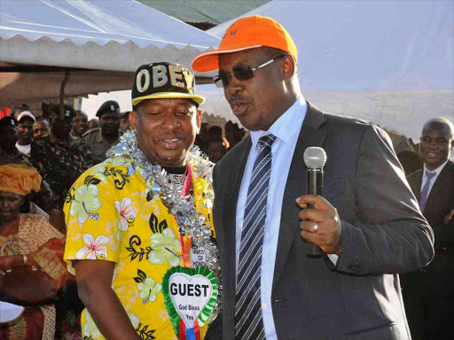 Nairobi Senator Mike Sonko and Governor Evans Kidero at a past event /CHRISPINUS WEKESA