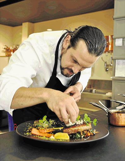 SPRINGBOK STAMPEDE: Chef Henrico Grobbelaar loves it when someone orders venison