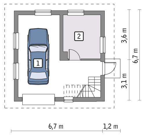 G27 - Rzut parteru