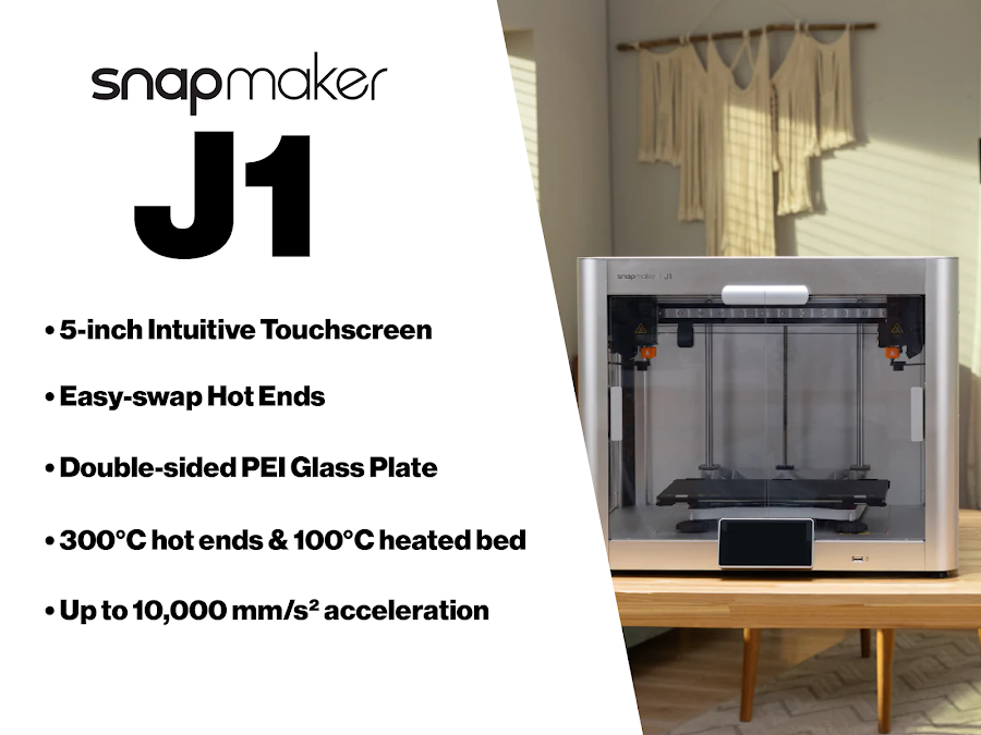 Snapmaker J1S High Speed IDEX 3D Printer