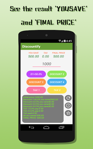 Screenshot Discountify - Price Calculator