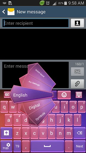 Keyboard for Galaxy S5