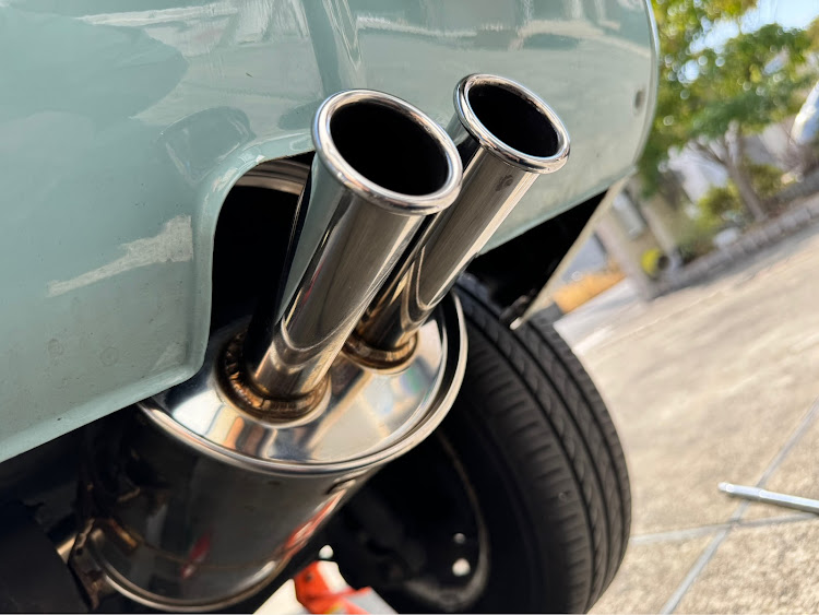 パオの5zigenマフラー・半自動溶接機・マフラー修理完了に関するカスタム事例の投稿画像7枚目