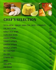 Chef's Selection menu 4