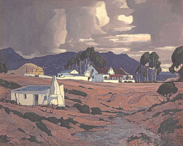 ‘Farmhouse, Tulbagh’, Jacob Hendrik Pierneef.