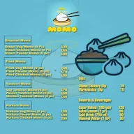 The Momo menu 1