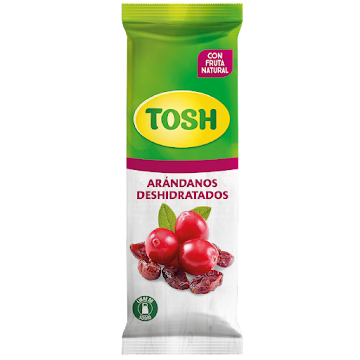 Pasabocas Tosh Arándanos Deshidratados Paquete x 35 gr  